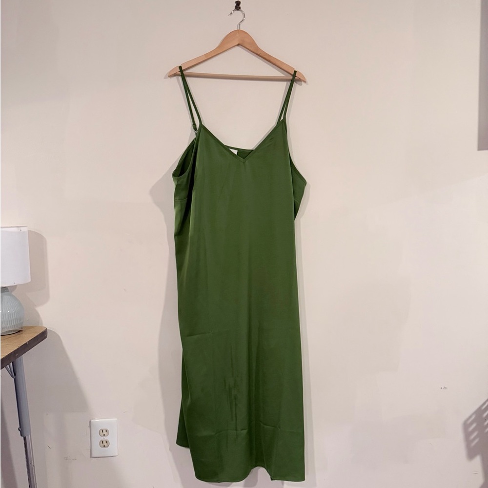 a new day Green Slip Dress - Picture 2 of 6